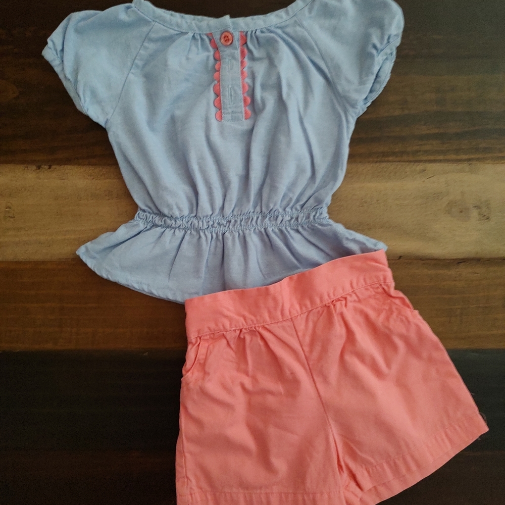 EUC Penelope Mack Little Girls Short Set